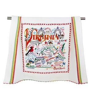 Catstudio Virginia Dish Towel - 100% hand-loomed cotton